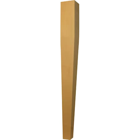 Osborne Wood Products 34 1/2 x 3 1/2 Tapered (2-sided) Kitchen Island Leg in Western Red Ced 1482WRC